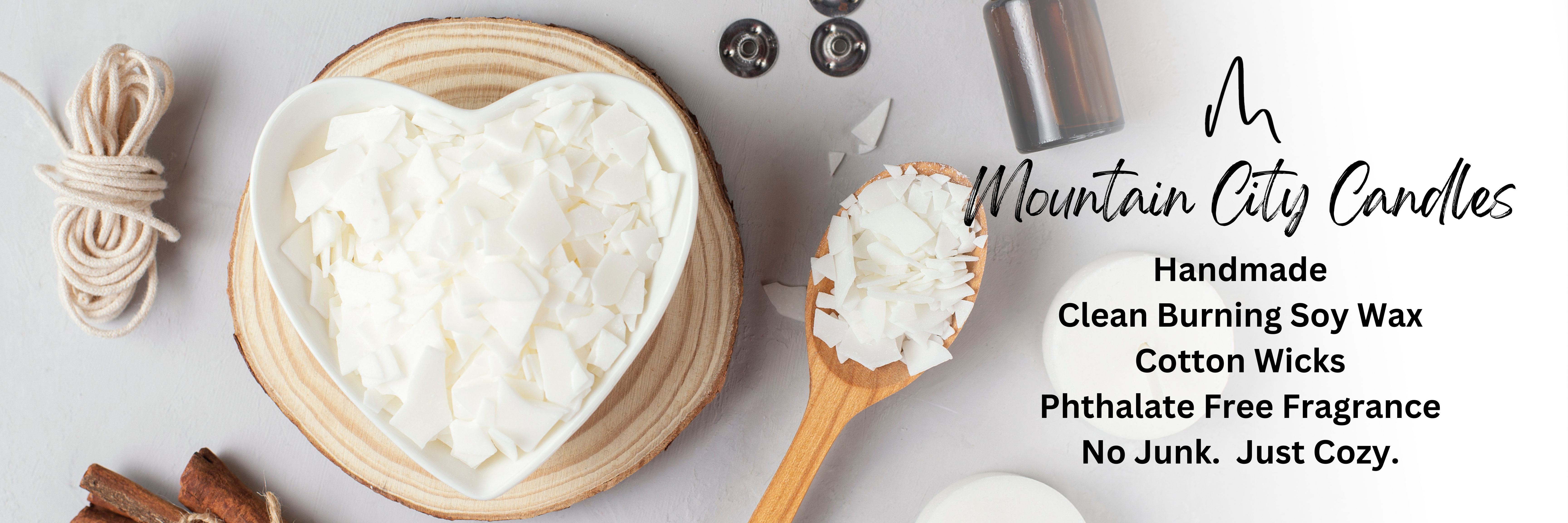 100% soy wax candles with no junk